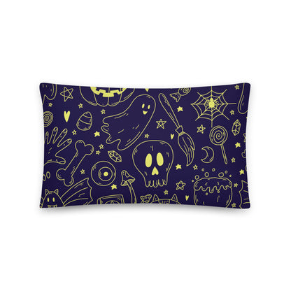 Night Sky Halloween Home Décor Pillow