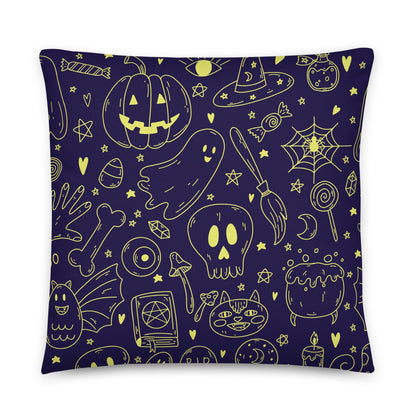 Night Sky Halloween Home Décor Pillow