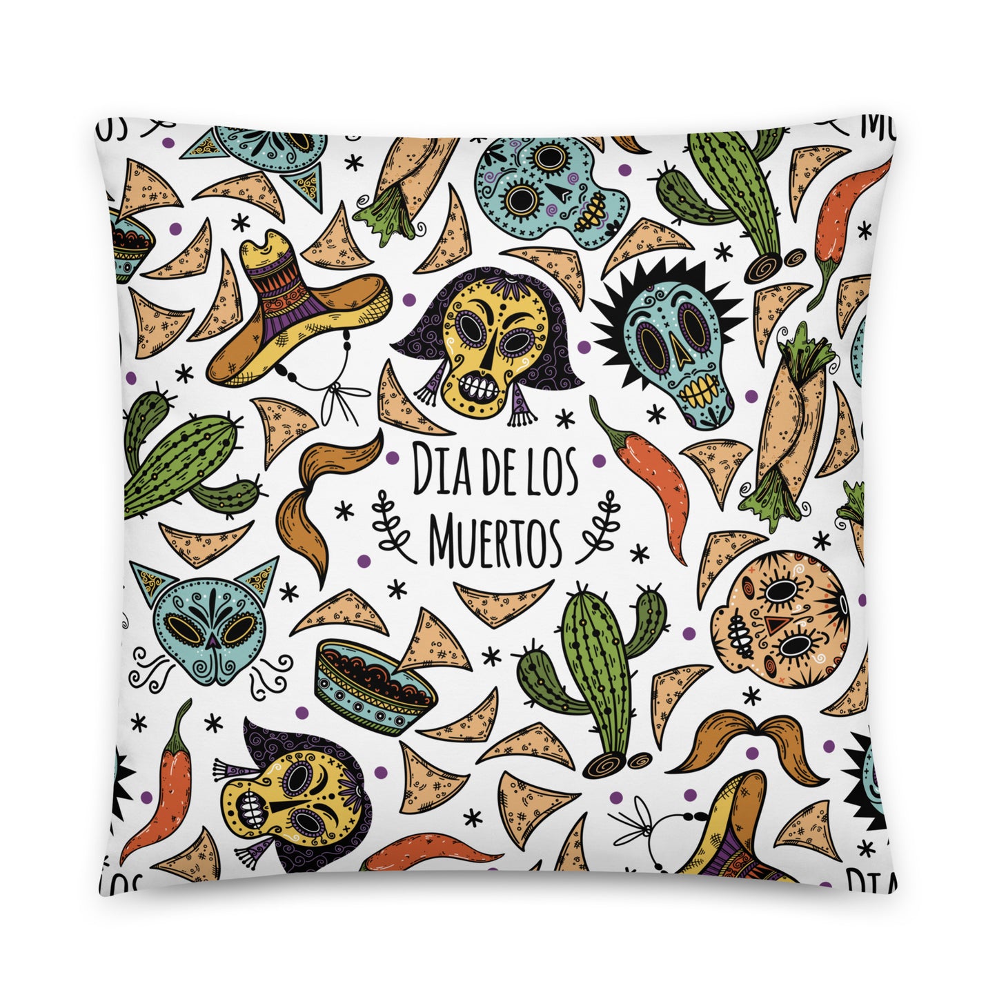 Dia de Los Muertos Calaveras Home Décor Pillow