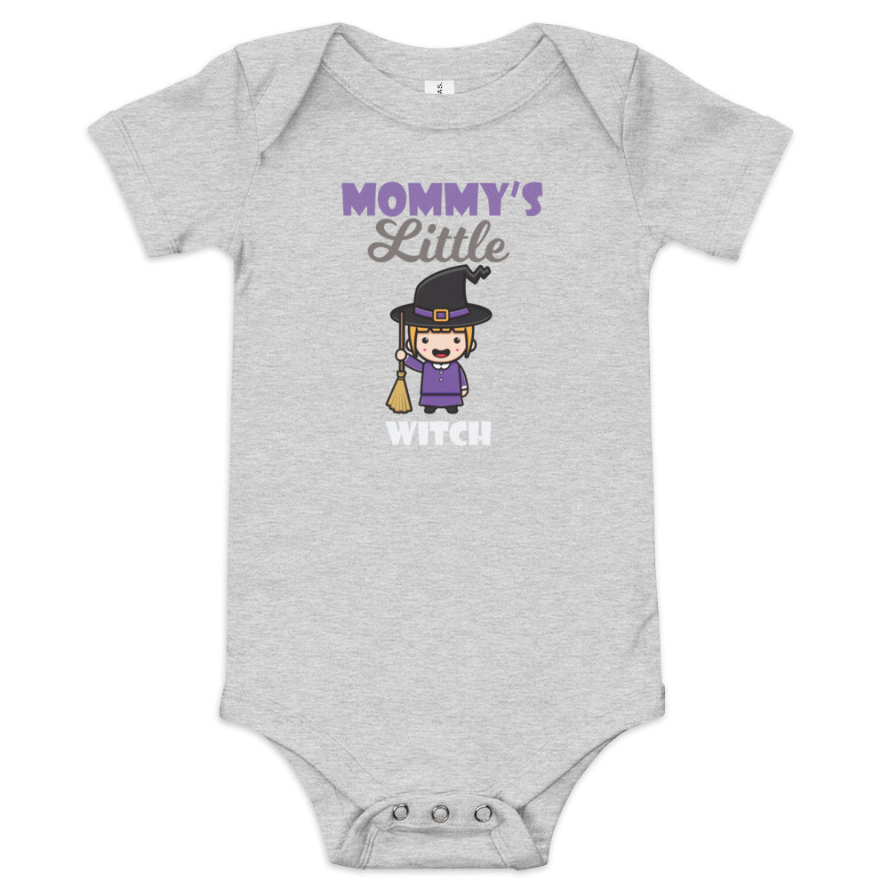 Mommy's Little Witch Baby short sleeve one piece