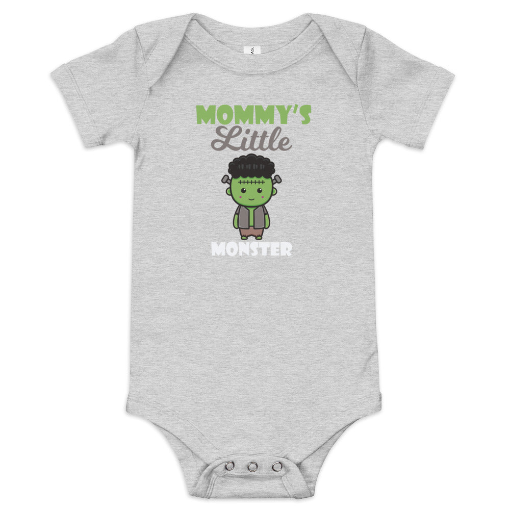 Mommy's Little Monster Baby short sleeve one piece