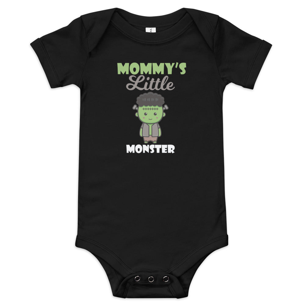 Mommy's Little Monster Baby short sleeve one piece