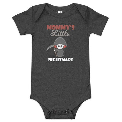 Mommy's Little Nightmare Baby short sleeve one piece