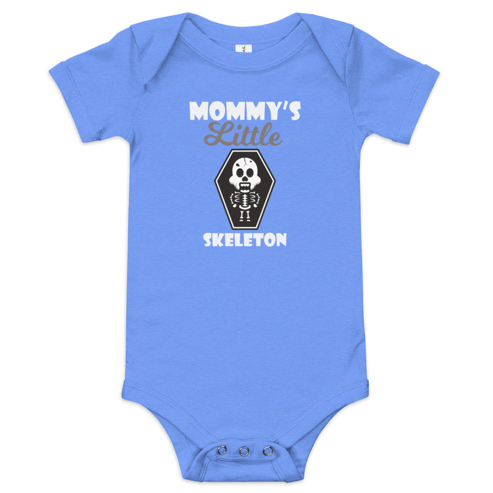 Mommy's Little Skeleton Baby short sleeve one piece