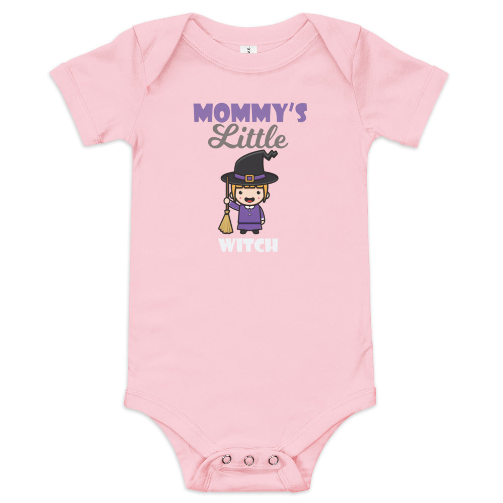 Mommy's Little Witch Baby short sleeve one piece