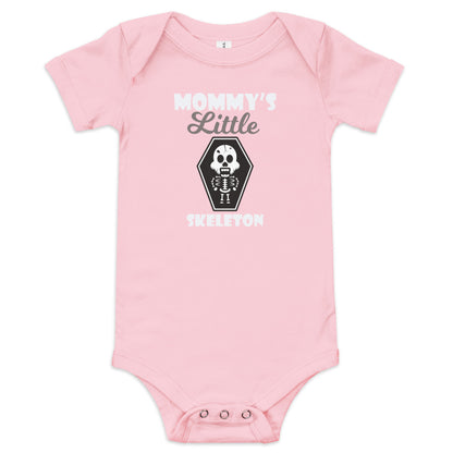 Mommy's Little Skeleton Baby short sleeve one piece