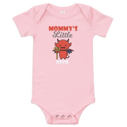 Mommy's Little Devil Baby short sleeve one piece