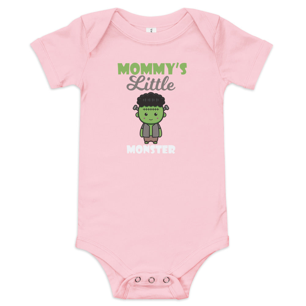 Mommy's Little Monster Baby short sleeve one piece