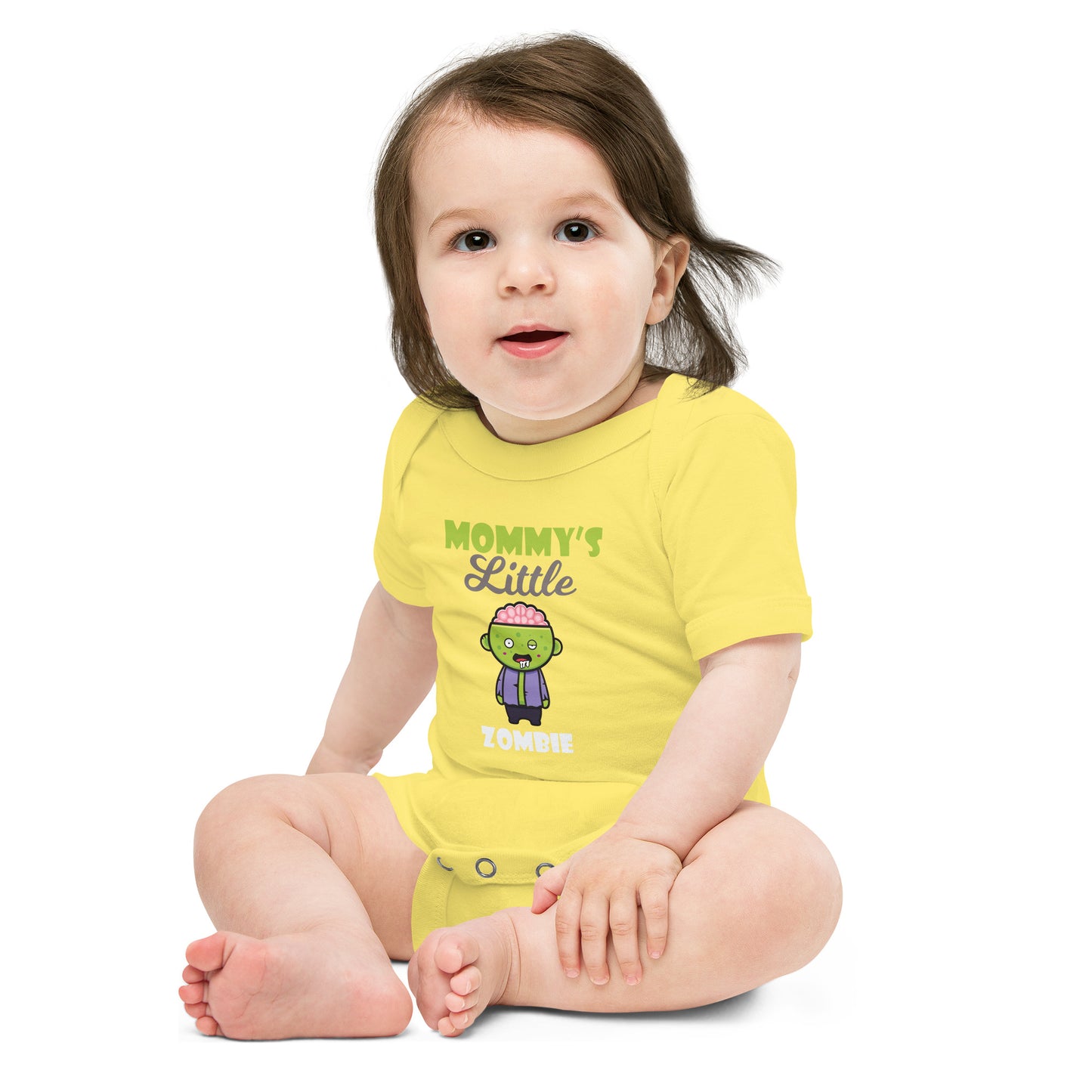 Mommy's Little Zombie Baby short sleeve one piece