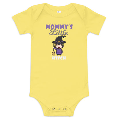 Mommy's Little Witch Baby short sleeve one piece