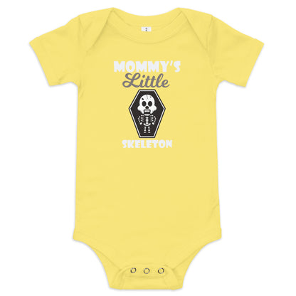 Mommy's Little Skeleton Baby short sleeve one piece