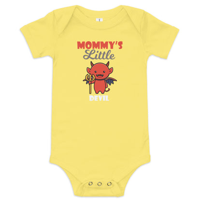 Mommy's Little Devil Baby short sleeve one piece