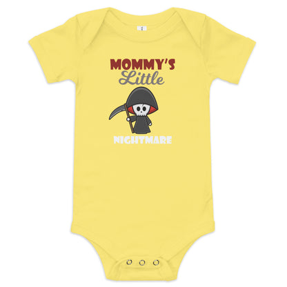 Mommy's Little Nightmare Baby short sleeve one piece