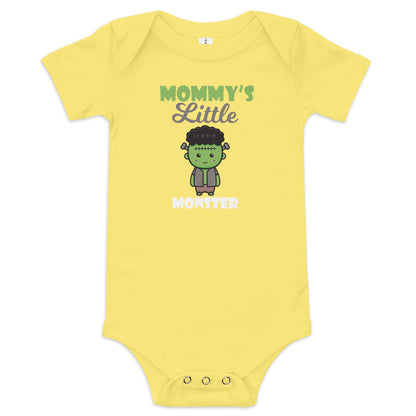 Mommy's Little Monster Baby short sleeve one piece