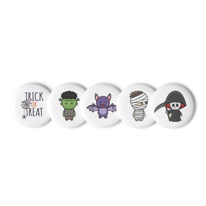 Halloween Character Collection Set 2 of pin buttons