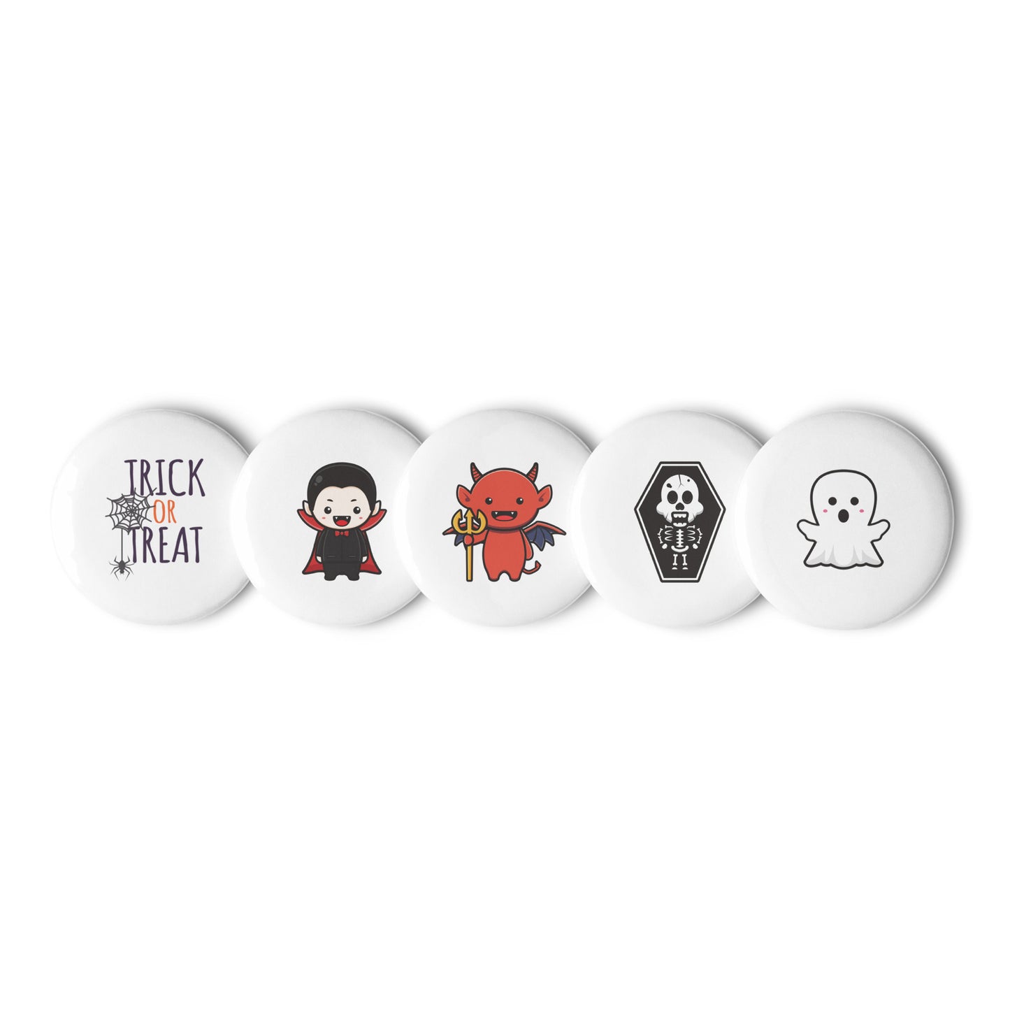 Halloween Character Collection Set 1 of pin buttons