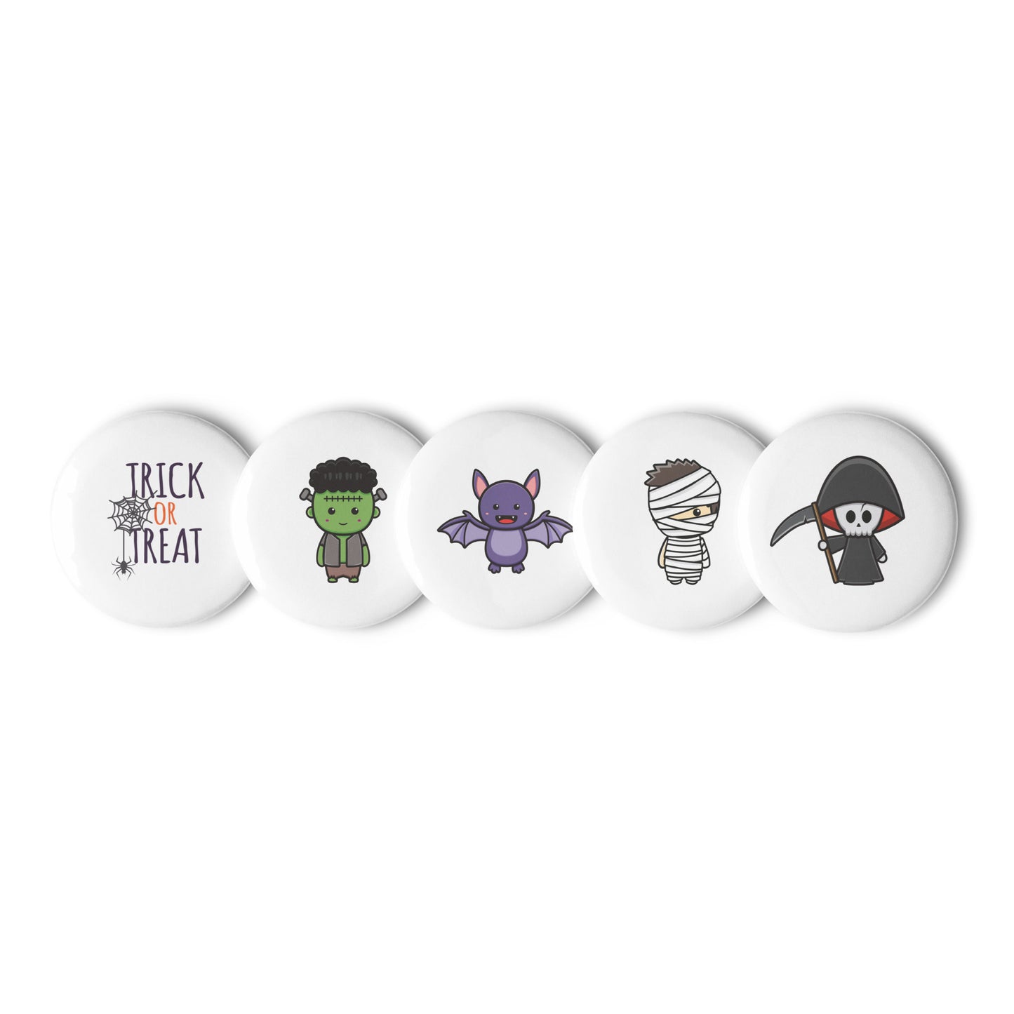 Halloween Character Collection Set 2 of pin buttons