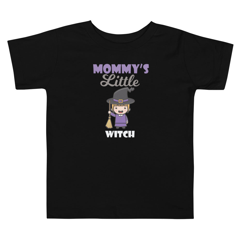 Mommy's Little Witch Toddler Short Sleeve Tee