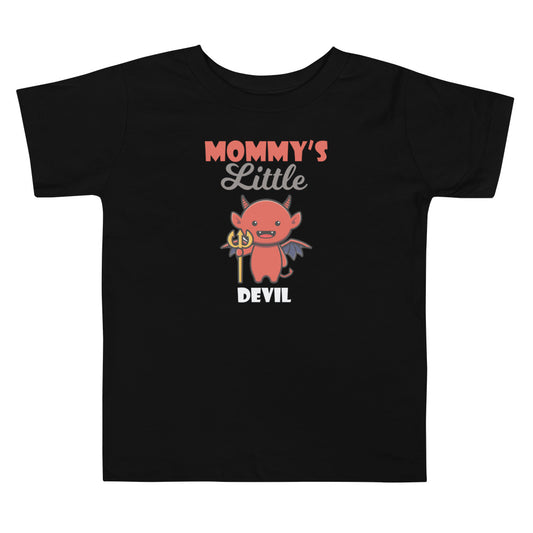 Mommy's Little Devil Toddler Short Sleeve Tee