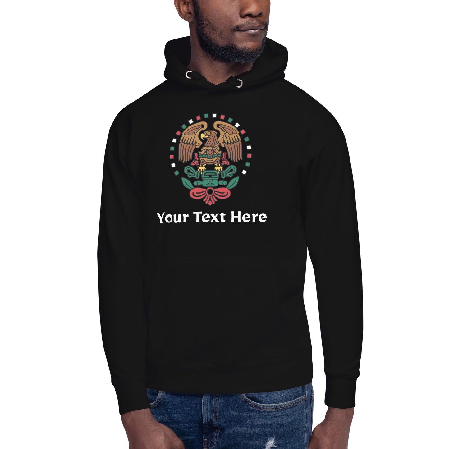 Escudo de Mexico Eagle Emblem Unisex Hoodie