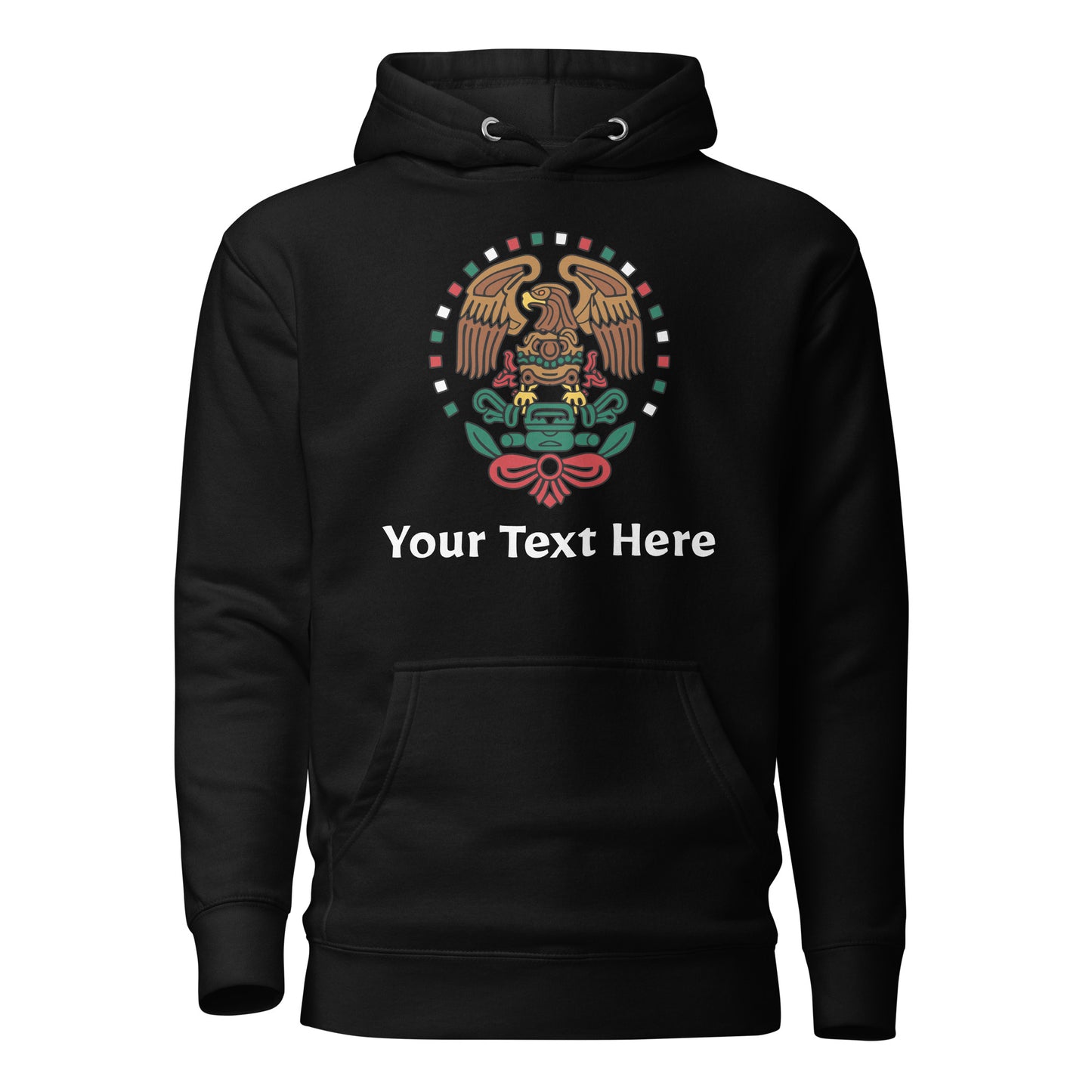 Escudo de Mexico Eagle Emblem Unisex Hoodie