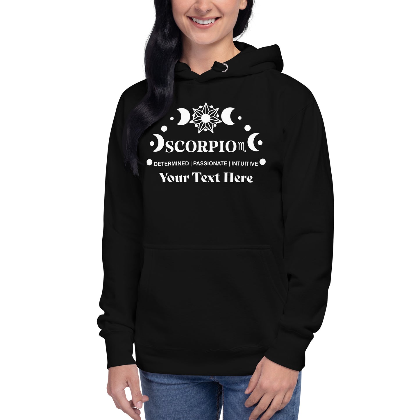 Scorpio Zodiac Sign Attributes Unisex Hoodie