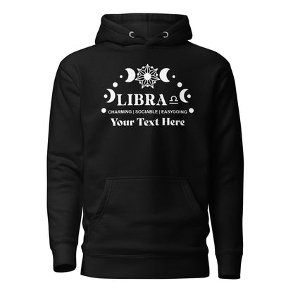 Libra Zodiac Sign Attributes Unisex Hoodie