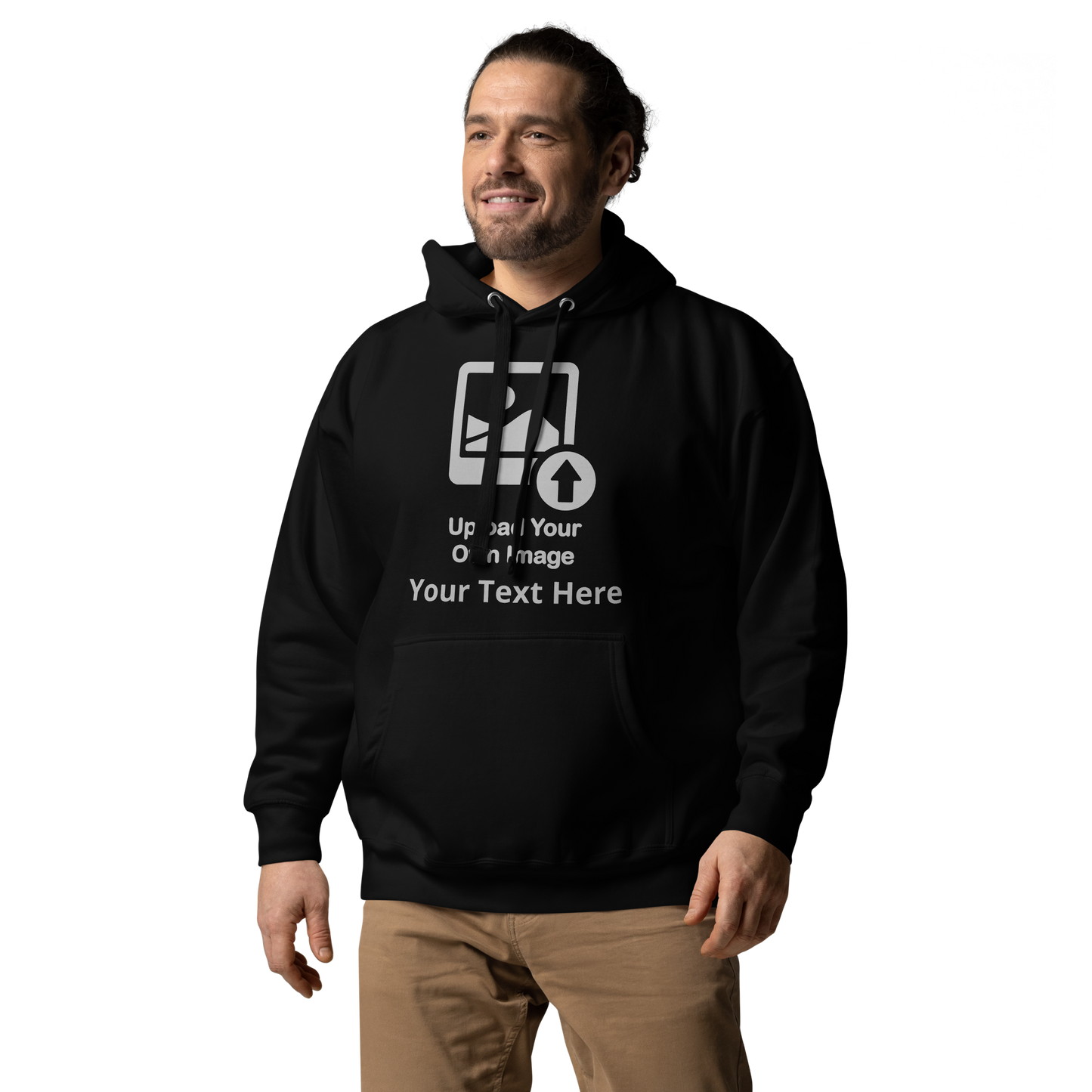 Personalize It Add Your Own Image and Text Unisex Hoodie