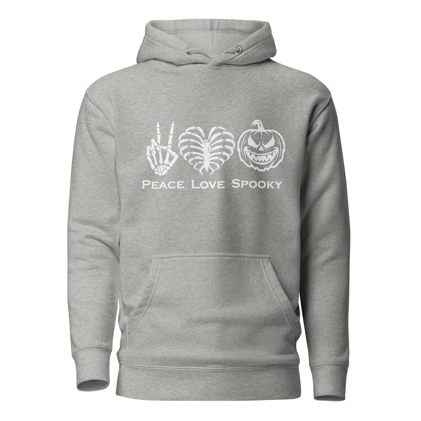 Peace Love Spooky Pumpkin Unisex Hoodie