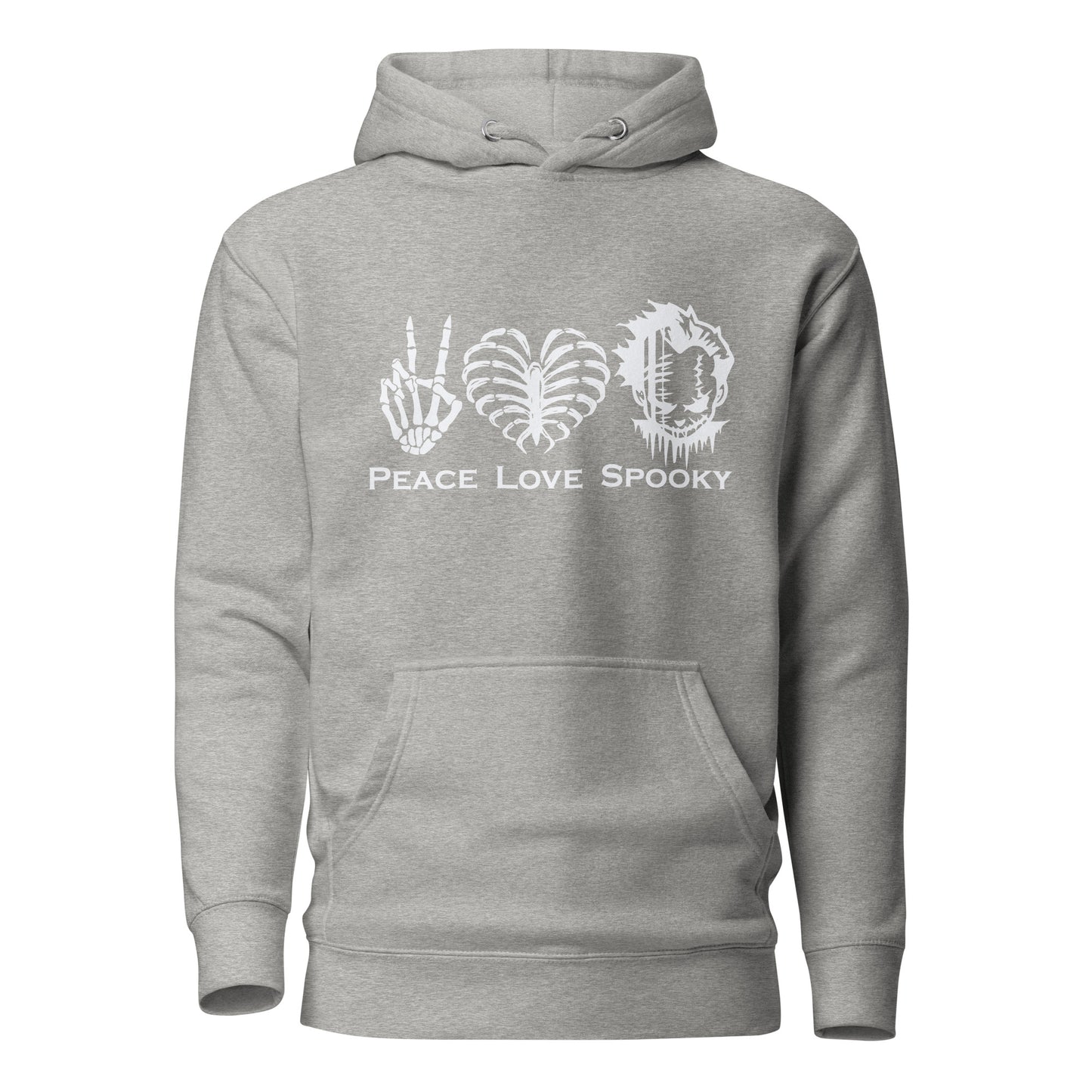 Peace Love Spooky Clown Unisex Hoodie