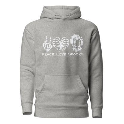 Peace Love Spooky Clown Unisex Hoodie