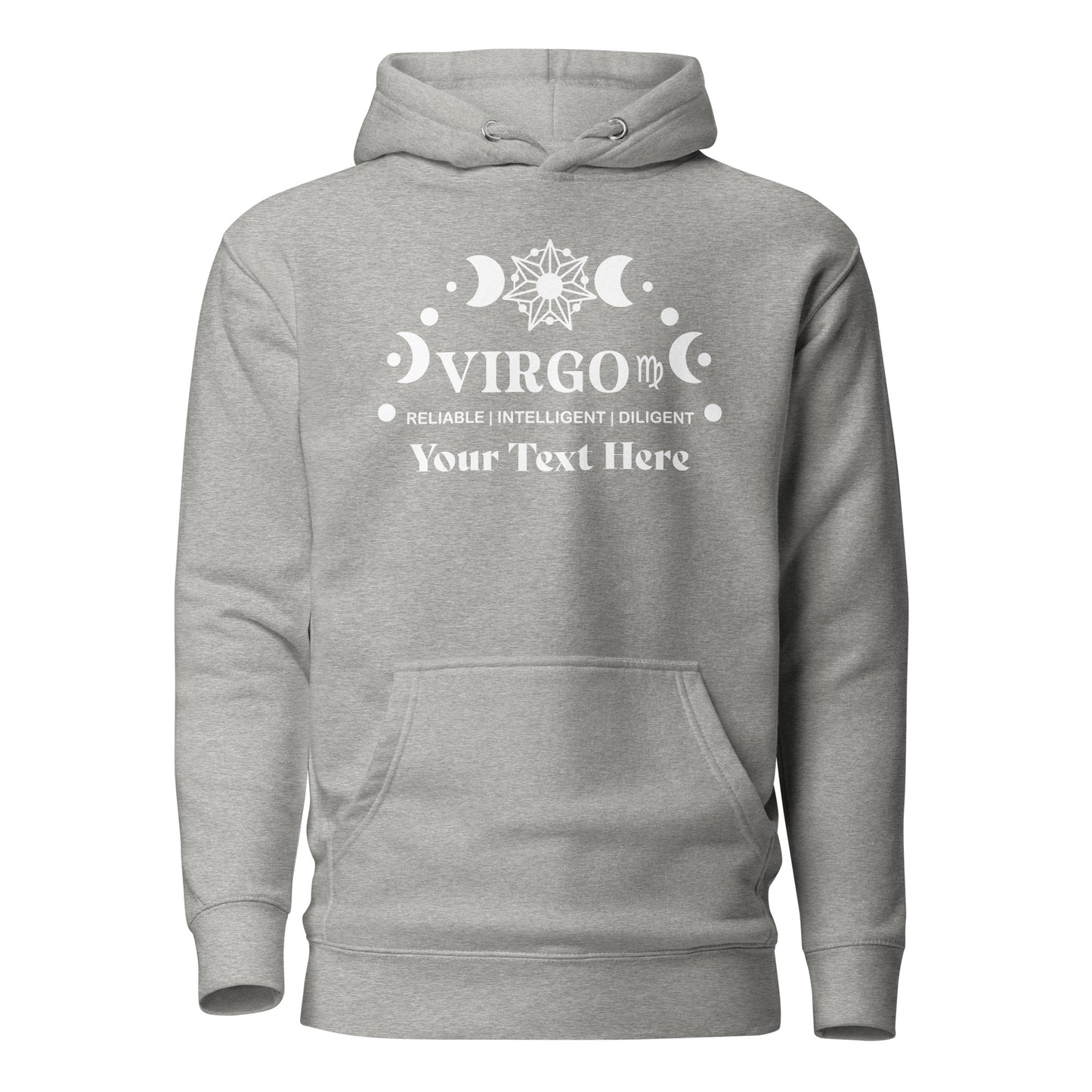 Virgo Zodiac Sign Attributes Unisex Hoodie