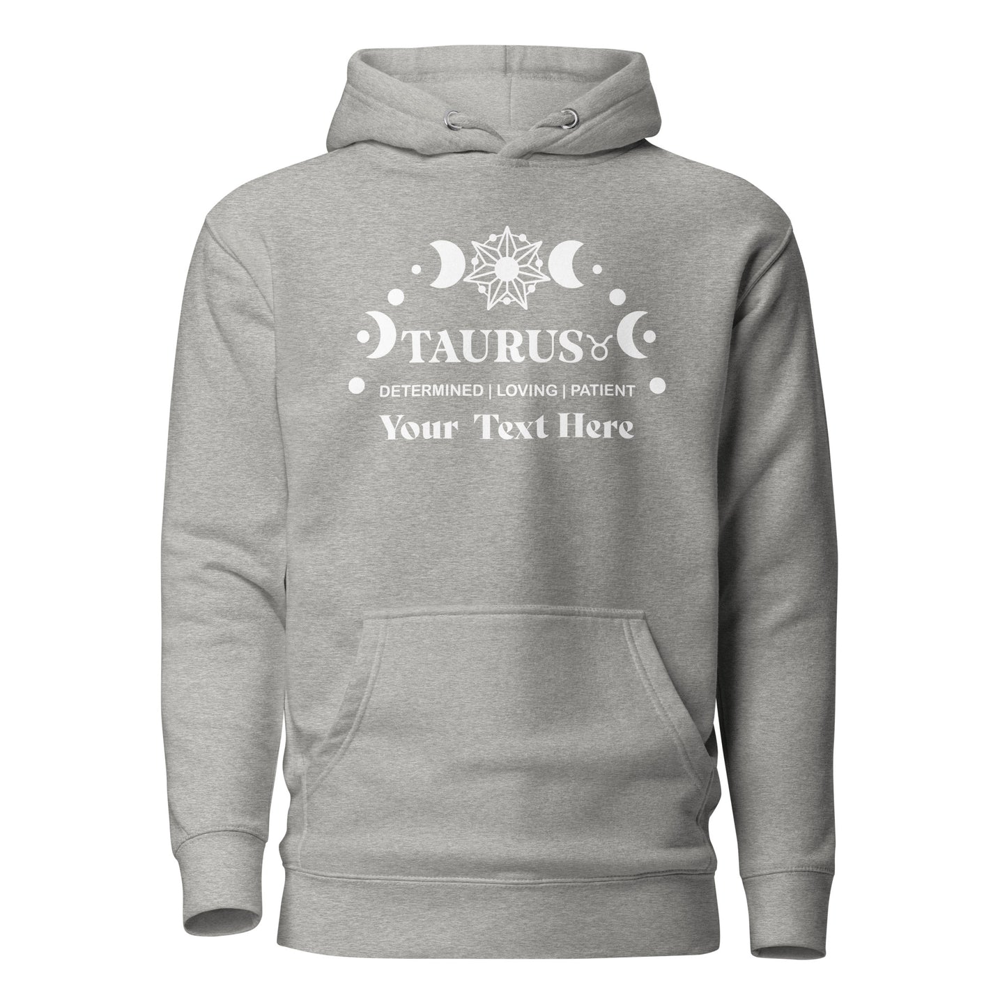 Taurus Zodiac Sign Attributes Unisex Hoodie