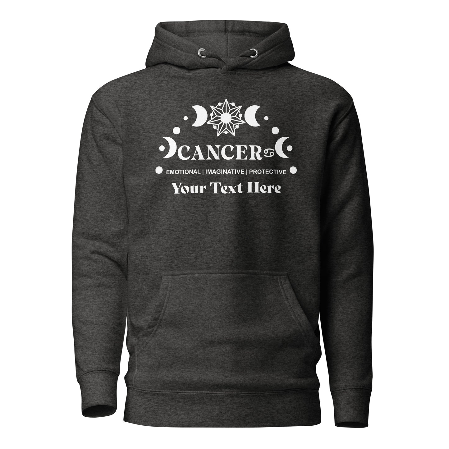 Cancer Zodiac Sign Attributes Unisex Hoodie