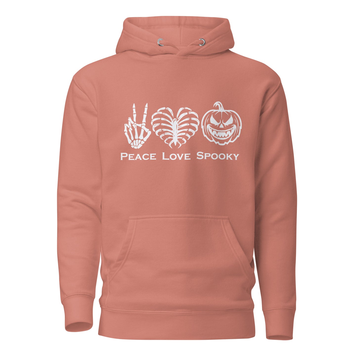 Peace Love Spooky Pumpkin Unisex Hoodie