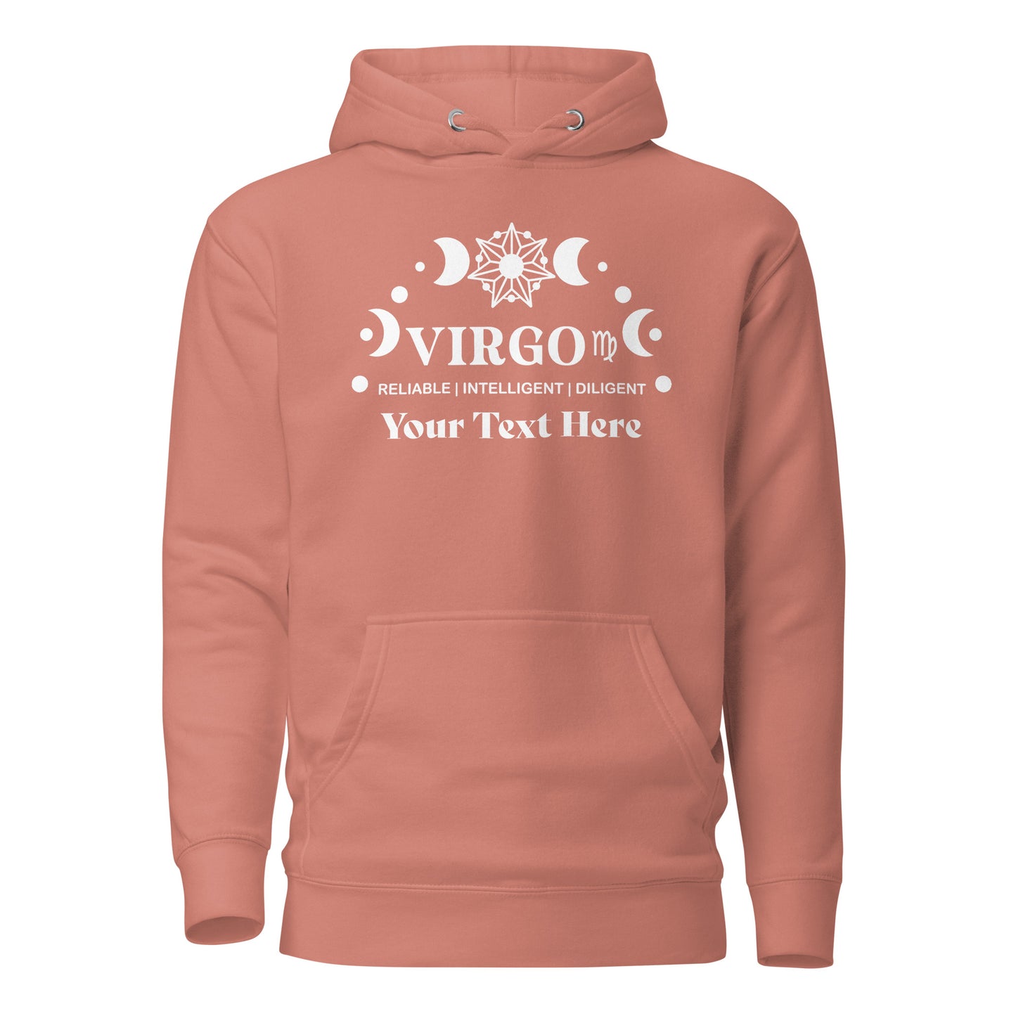 Virgo Zodiac Sign Attributes Unisex Hoodie