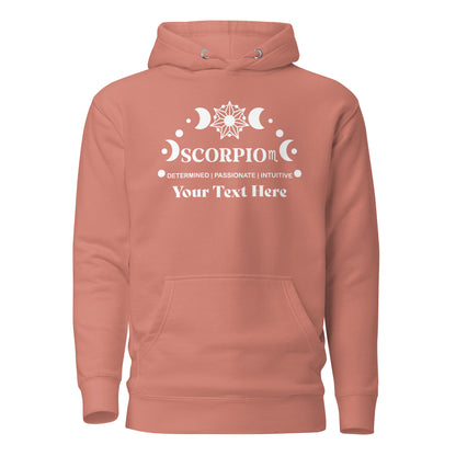 Scorpio Zodiac Sign Attributes Unisex Hoodie