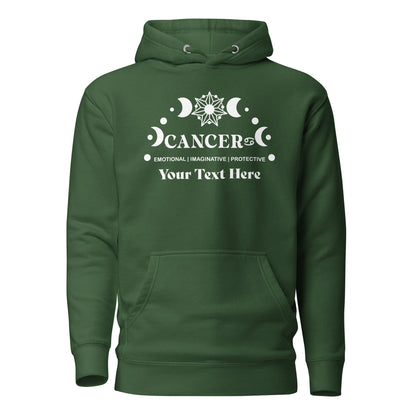 Cancer Zodiac Sign Attributes Unisex Hoodie