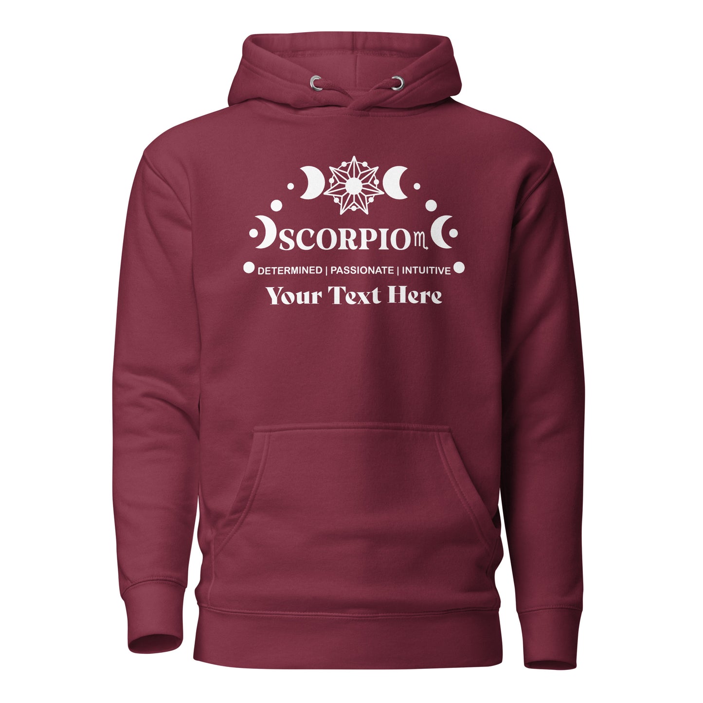 Scorpio Zodiac Sign Attributes Unisex Hoodie