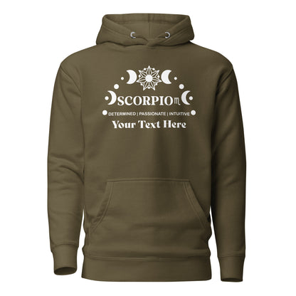 Scorpio Zodiac Sign Attributes Unisex Hoodie