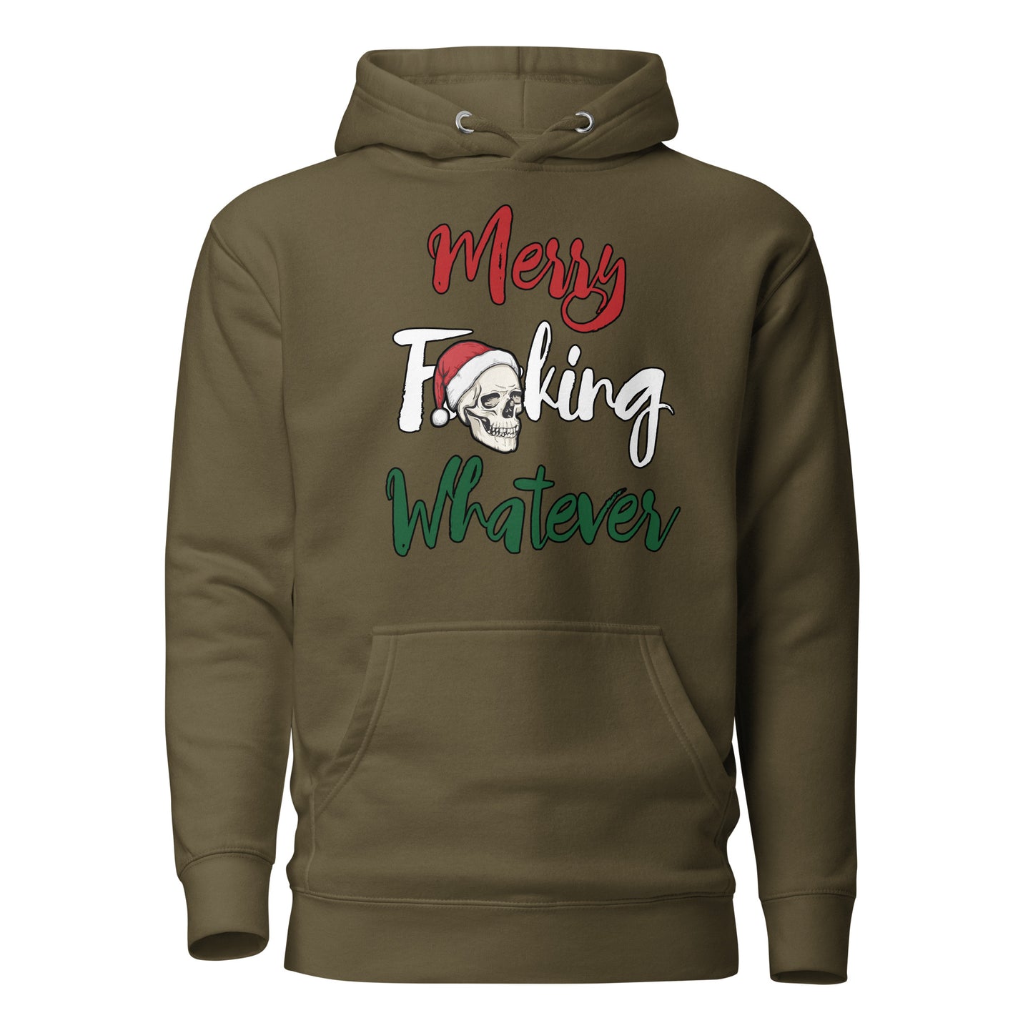 Merry F**king Whatever Christmas Unisex Adult Hoodie