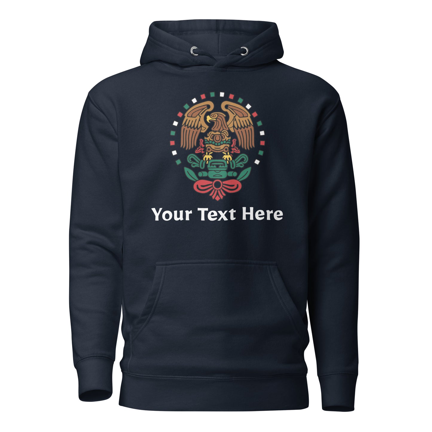 Escudo de Mexico Eagle Emblem Unisex Hoodie