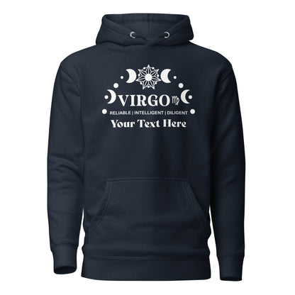 Virgo Zodiac Sign Attributes Unisex Hoodie