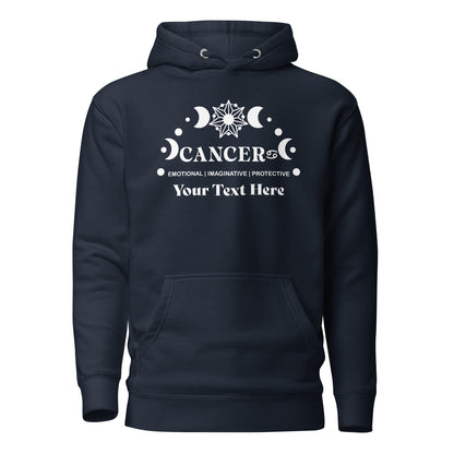 Cancer Zodiac Sign Attributes Unisex Hoodie