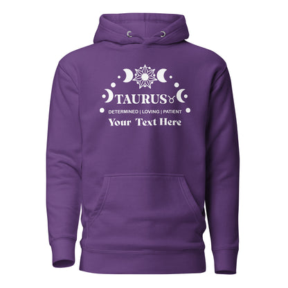 Taurus Zodiac Sign Attributes Unisex Hoodie