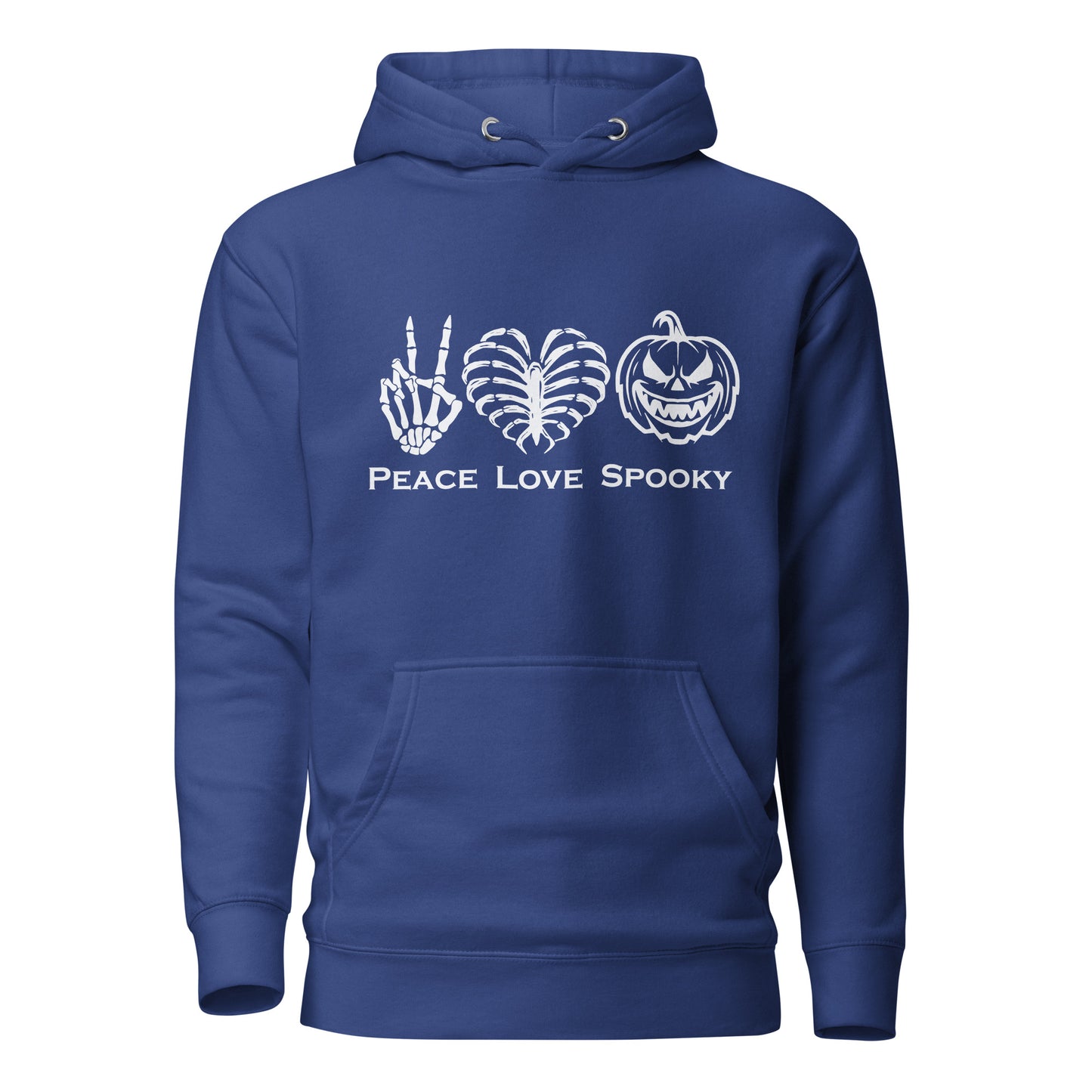 Peace Love Spooky Pumpkin Unisex Hoodie