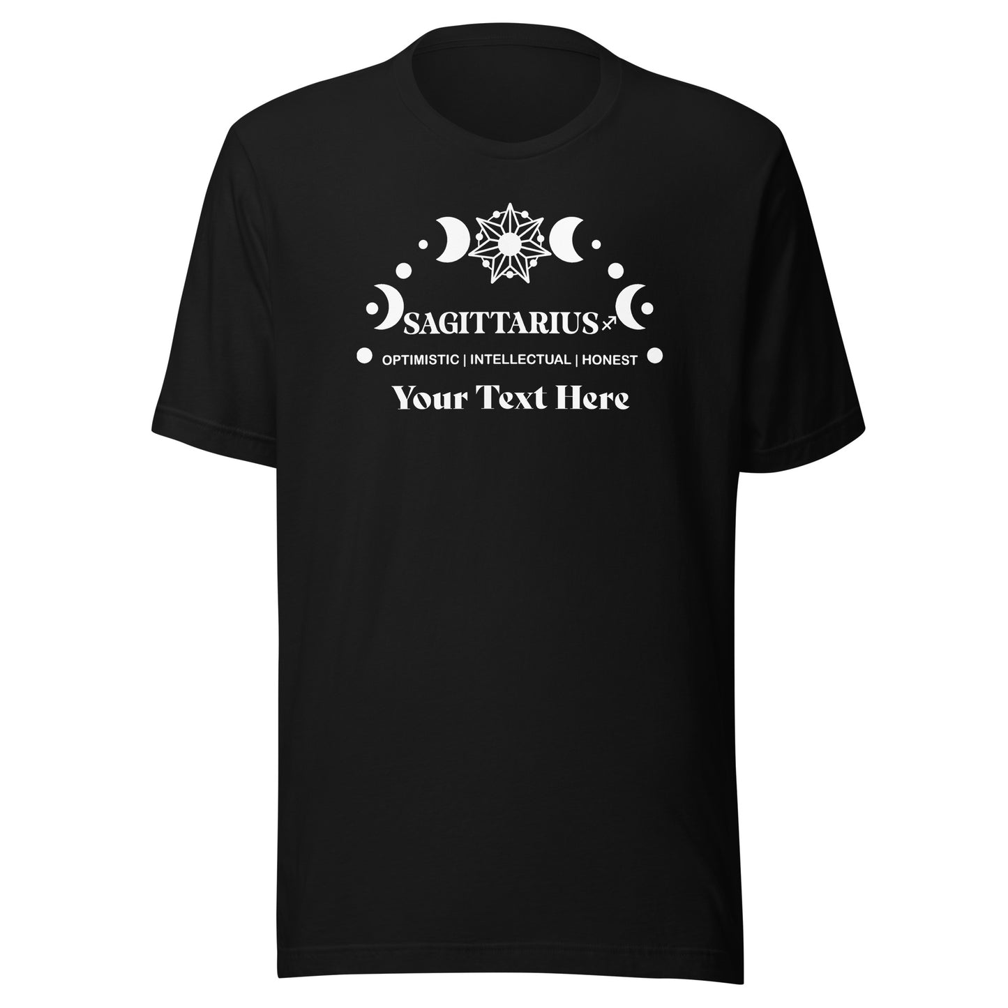 Sagittarius Zodiac Sign Attributes Unisex t-shirt