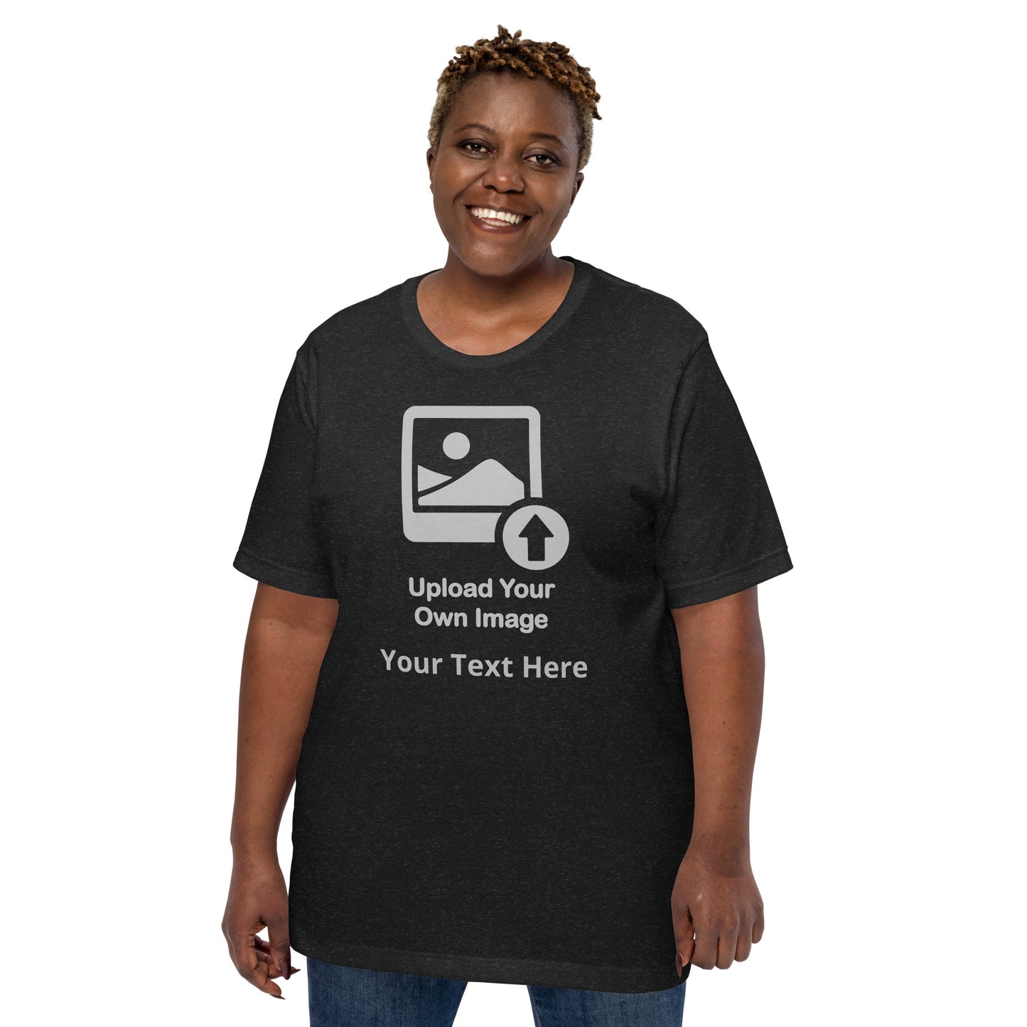 Personalize It Upload Your Own Image and Text Unisex T-shirt