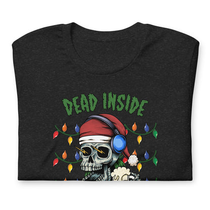 Dead Inside But Always Merry Christmas Unisex Adult T-Shirt