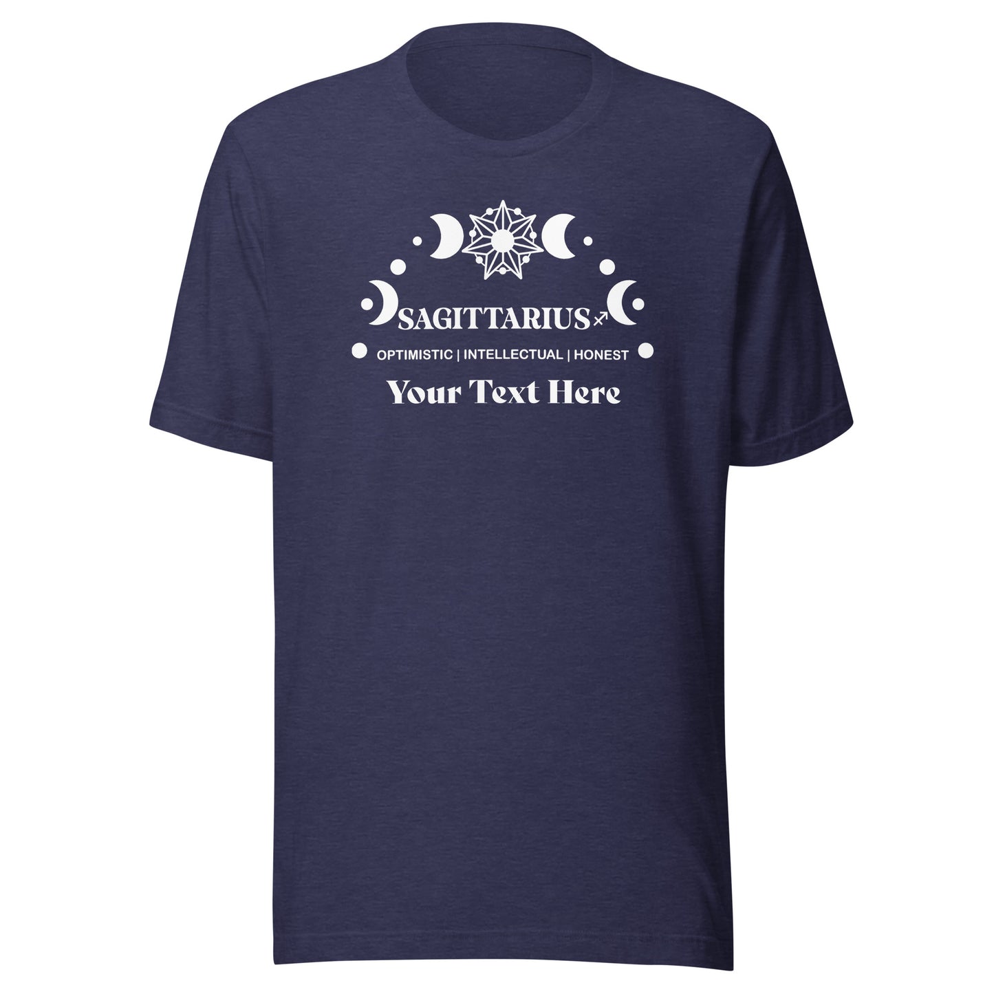 Sagittarius Zodiac Sign Attributes Unisex t-shirt